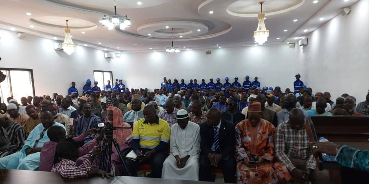 Conférence en marge de l’inauguration de l’usine EDKMI à Siguiri